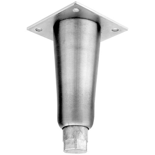 LEG, 6"H, ZNC, NP, 3.5" PLT, Standard Keil, 1064-0641-1680, 1191035