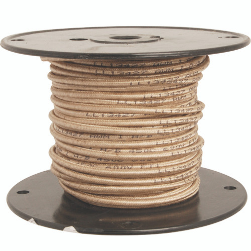 WIRE, HI-TEMP, 12 GA, TAN, 100', 2531366