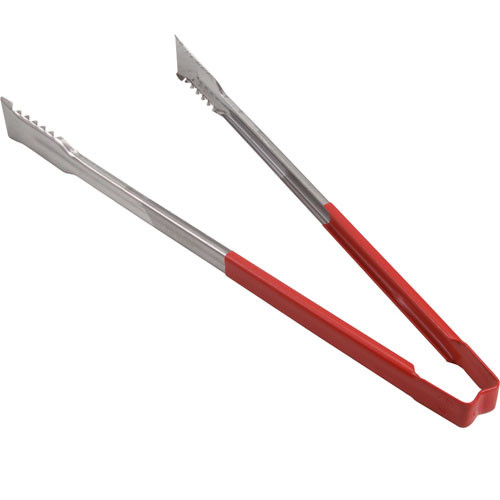 Tong Red/SS 16in Flat Grip, Edlund, 32611, 185124