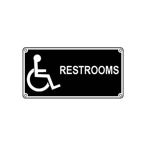 SIGN, ACCESSIBLE WASHROOM, 7X14, AllPoints, 2801196, 2801196