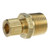 CONNECTOR, MALE-BRASS 3/8x1/2, AllPoints, 263804, 263804