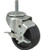 CASTER, STEM, 3", 3/8-16, W/BRK, AllPoints, 1201031, 1201031