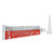 SILICONE SEALANT, F/G, RED 500F, 2.8OZ, Lincoln, 350716, 851092