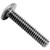 MACHINE SCREW (BX 100) 10-24X 1 PHL TRUS 18-8 S, AllPoints, 261482, 261482