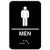 SIGN, MEN'S, BRAILLE, 6X9", Traex, Vollrath/Idea-Medalie, 5635, 2801198