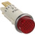 SIGNAL LIGHT 250V 1/2" RED, 381229