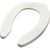 WHITE ELONGATED TOILET SEAT, AllPoints, 1412224, 1412224