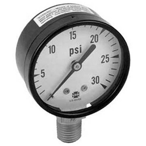 GAUGE, PRESSURE (0-60 PSI, 1/4"NPT), A12414, 1331138