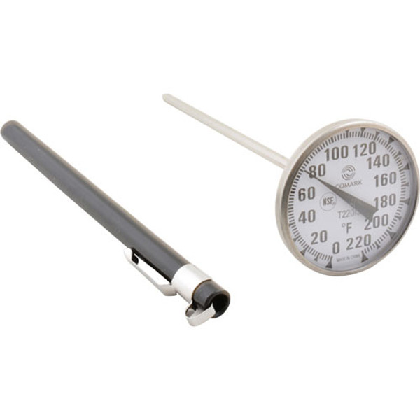 THERMOMETER, TEST 0 TO 22 0F, Comark, CMRKT220-3, 8405381