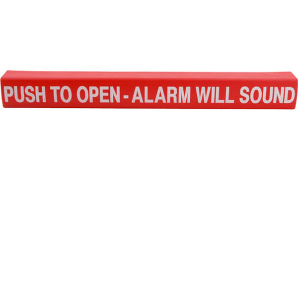 WRAP, PUSH PAD, PUSH TO OPEN, RED, Detex, 101810-1, 1341192