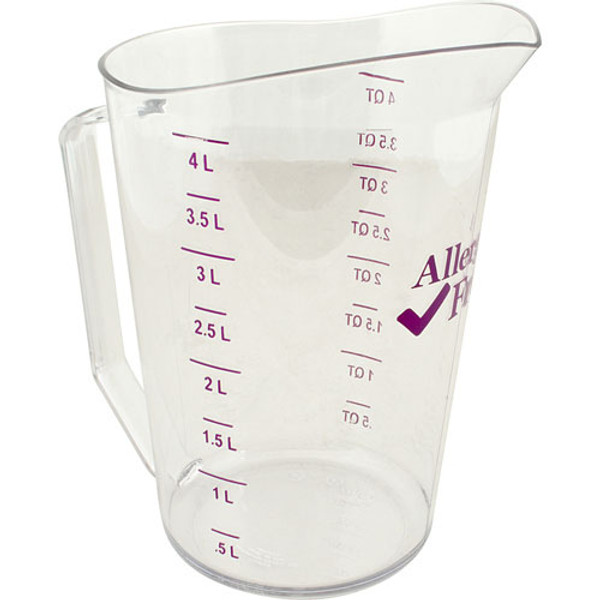 4 Qt Measuring Cup Allergen-Free, Cambro, 400MCCW441, 2471317
