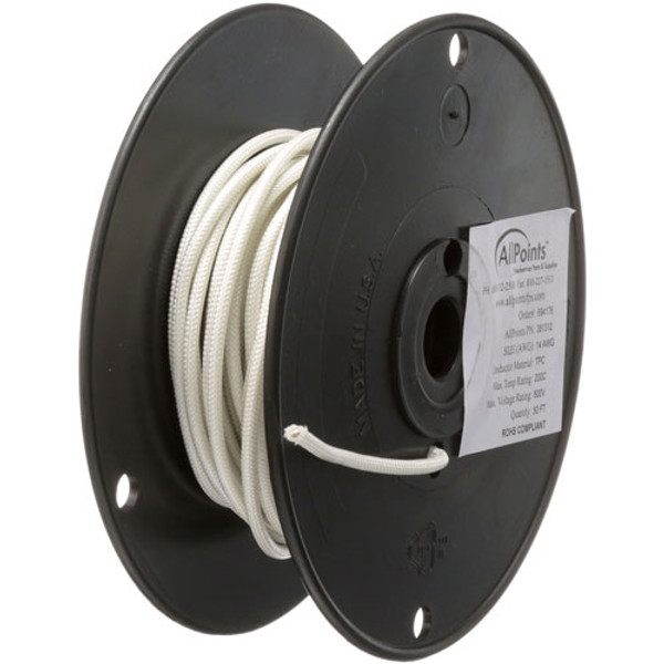 WIRE (50 FT ROLL) #14 SF2 WHITE, AllPoints, 381312, 381312