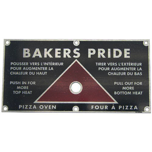 PLATE, Bakers Pride, AS-U1224A, 221474