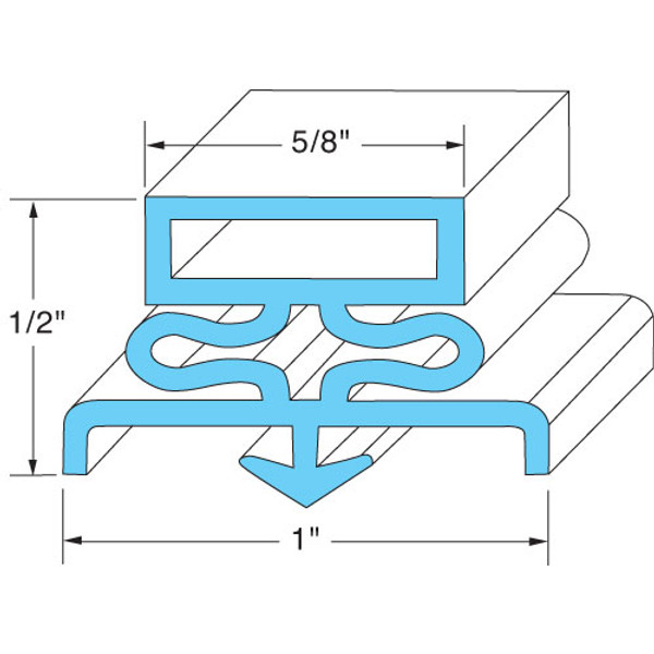 DOOR GASKET, Kairak, 341-60197-00, 741456