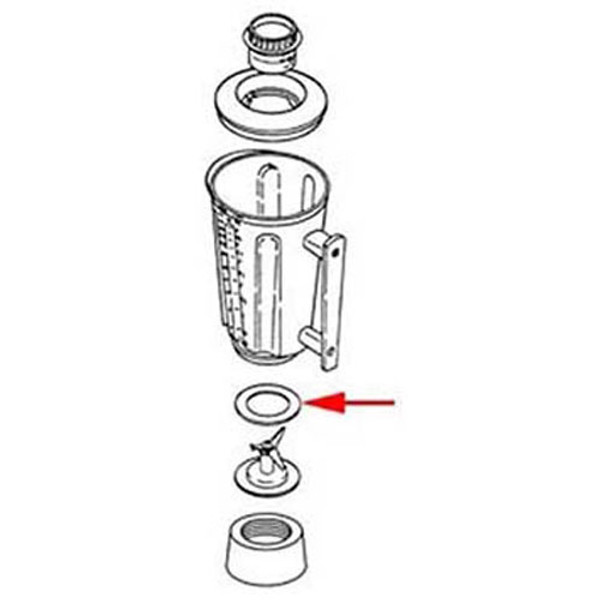 GASKET 4-7/8" D., Hamilton Beach, 31099110000, 321189