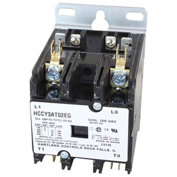 CONTACTOR 2P 30/40A 120V, General Electric, XNC6X116, 441609