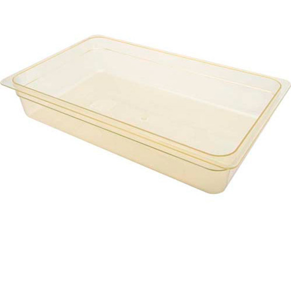 PAN, FOOD, H-PAN, FULL, 4"D, AMBER, Cambro, 14HP(150), 2471186