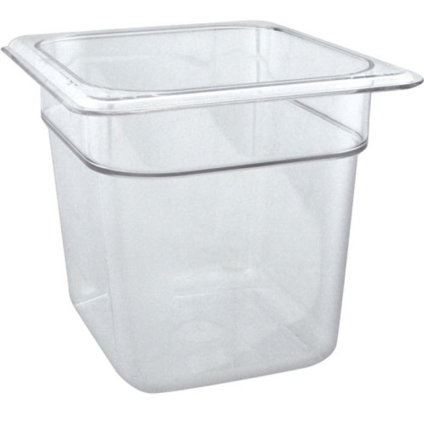 PAN POLY SIXTH X 6 -135 CLEAR QD, Cambro, 66CW-135, 78466