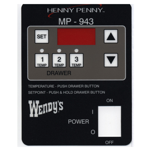 DECAL MP-943, Henny Penny, 51561, 8009818