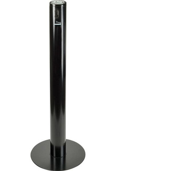 RECEPTACLE, SMOKE STAND, BLACK, AllPoints, 1591142, 1591142