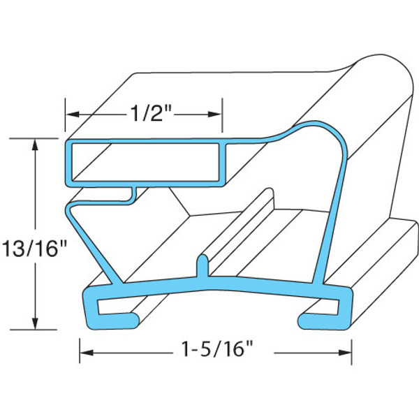 GASKET, DOOR 23 3/4" X 28 1/4", Victory, 50615802, 741180