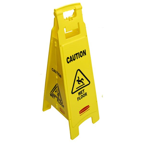 WET FLOOR SIGN SANDWICH, Rubbermaid, FG611477YEL, 8406821