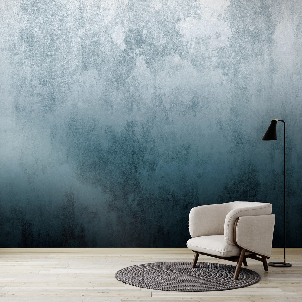 Ombre Teal Bespoke Mural