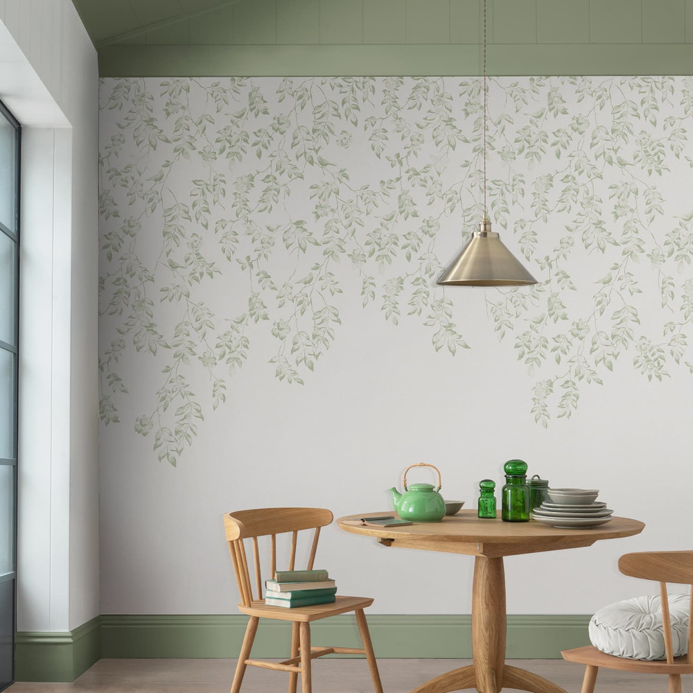 Laura Ashley Lockwood Sage Bespoke Mural