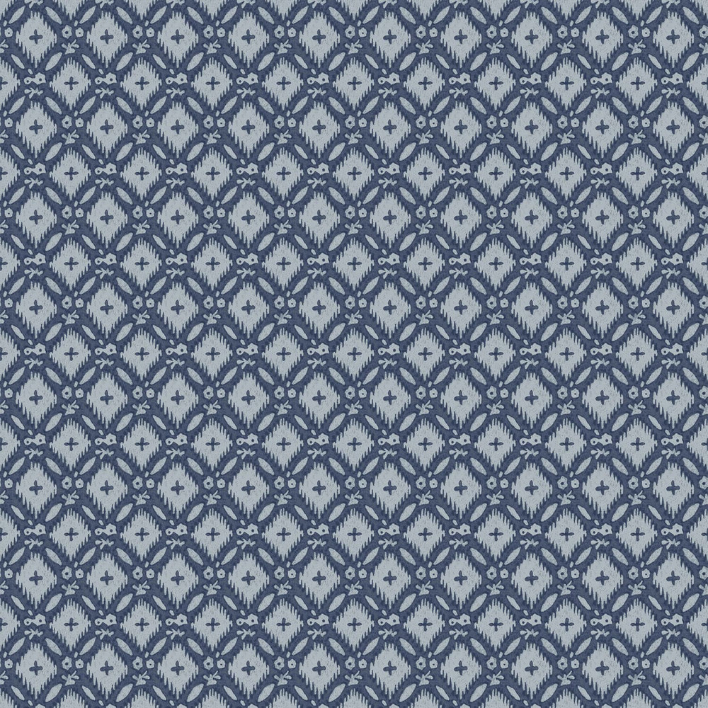 Laura Ashley Whitebrook Dusky Seaspray Blue Wallpaper