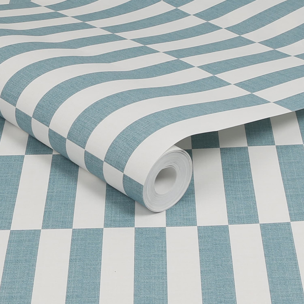 Next Optimism Stripe Blue Wallpaper