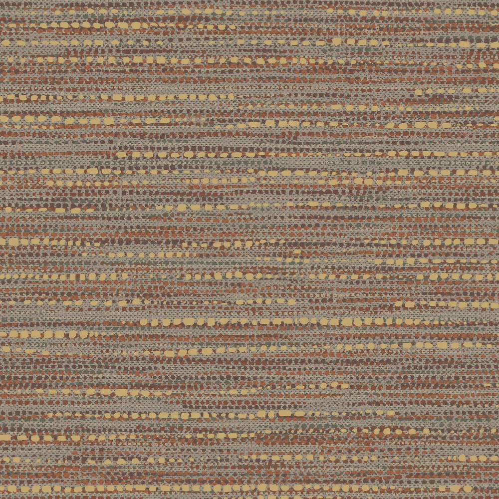 Chunky Horizontal Weave Rust Wallpaper