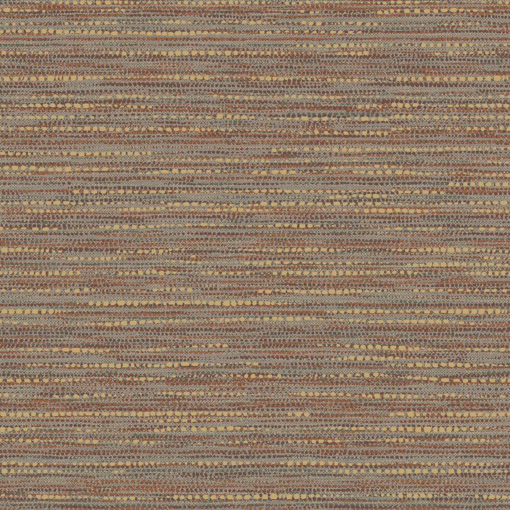 Chunky Horizontal Weave Rust Wallpaper