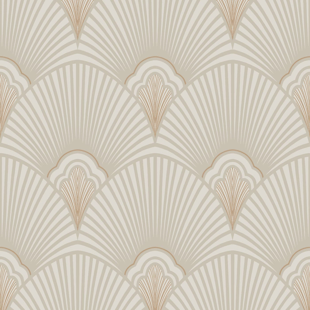 Art Deco Neutral Wallpaper