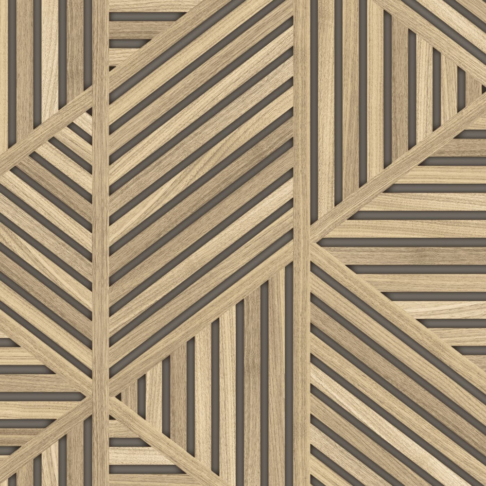 Scandi Slat Panel Wallpaper