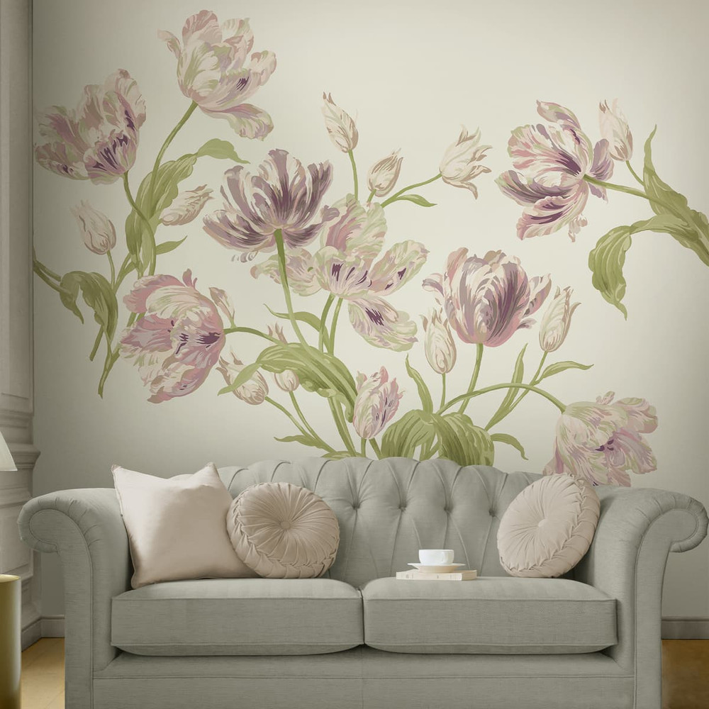 Laura Ashley Gosford Grape Bespoke Mural