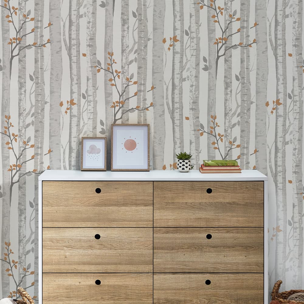 Next Woodland Grey Wallpaper