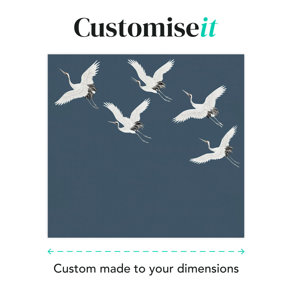 Cranes in Flight Midnight Bespoke Mural