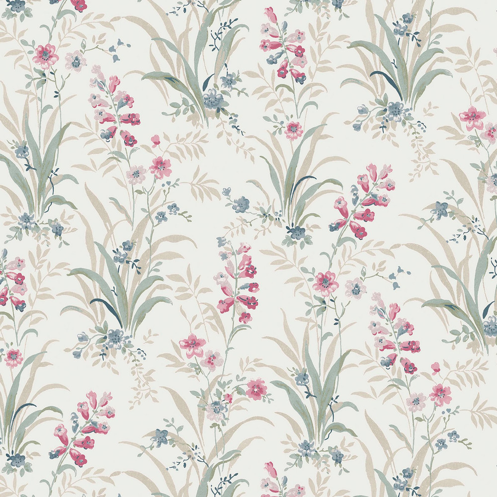 Laura Ashley Mosedale Posy Soft Natural Wallpaper