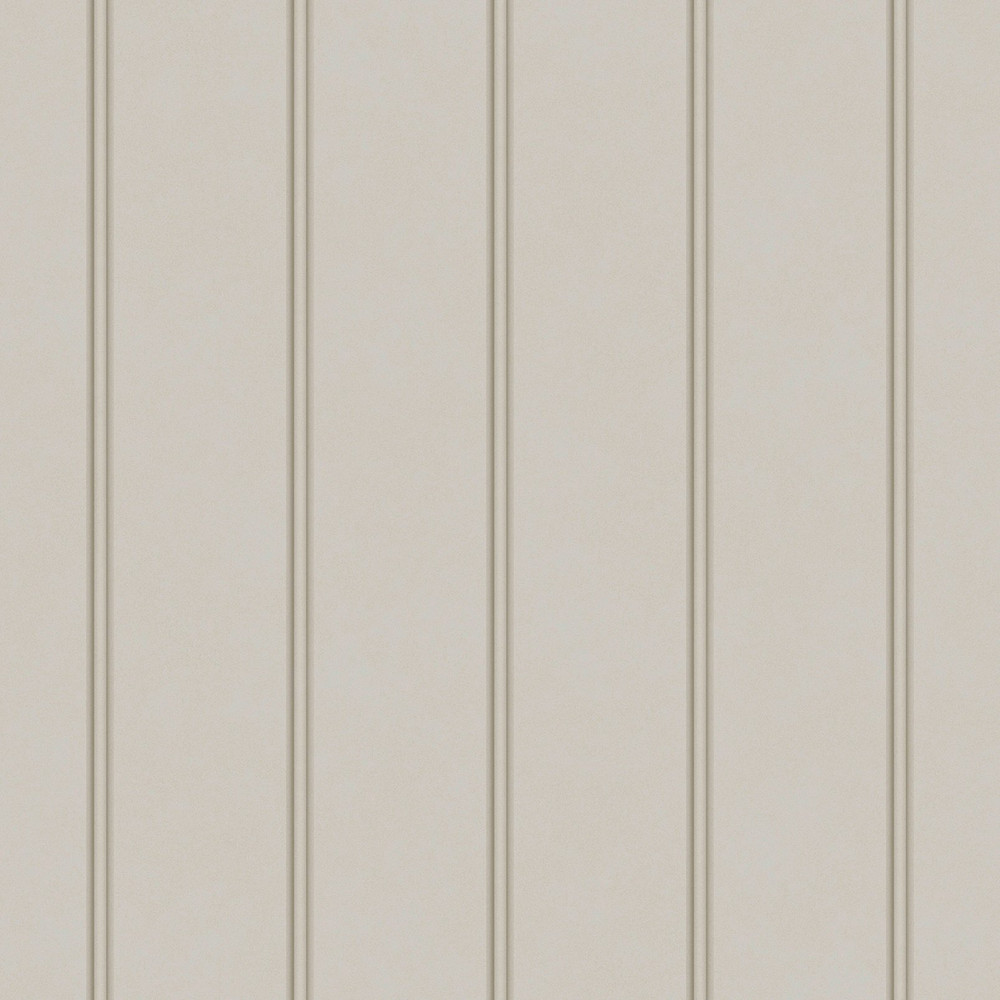 Laura Ashley Chalford Wood Panelling Dove Grey Wallpaper