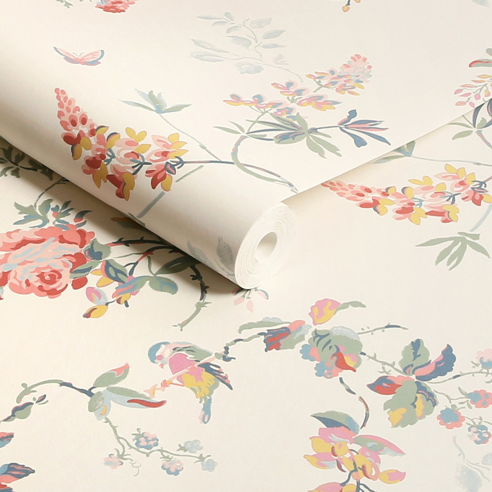 Cath Kidston Birds & Roses Spring Wallpaper