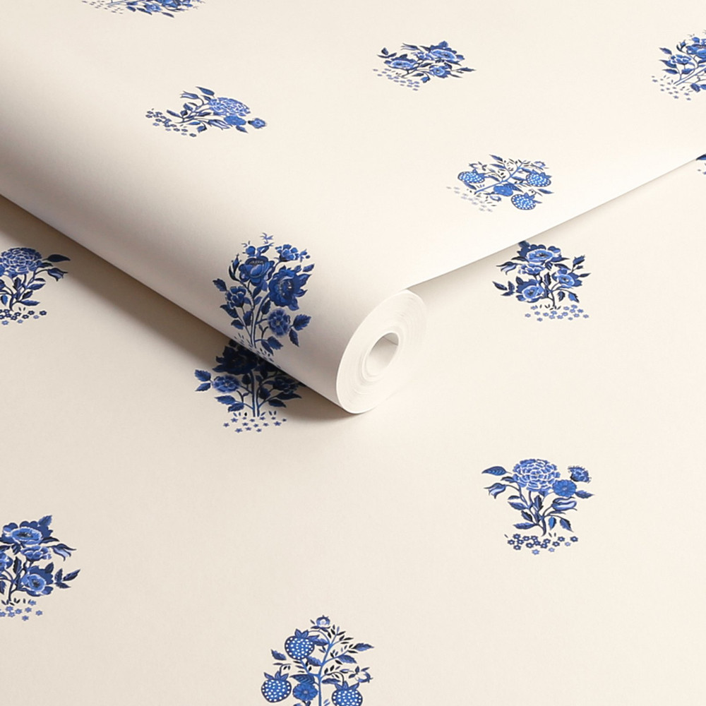 Cath Kidston Kingdom Posey Blue Wallpaper