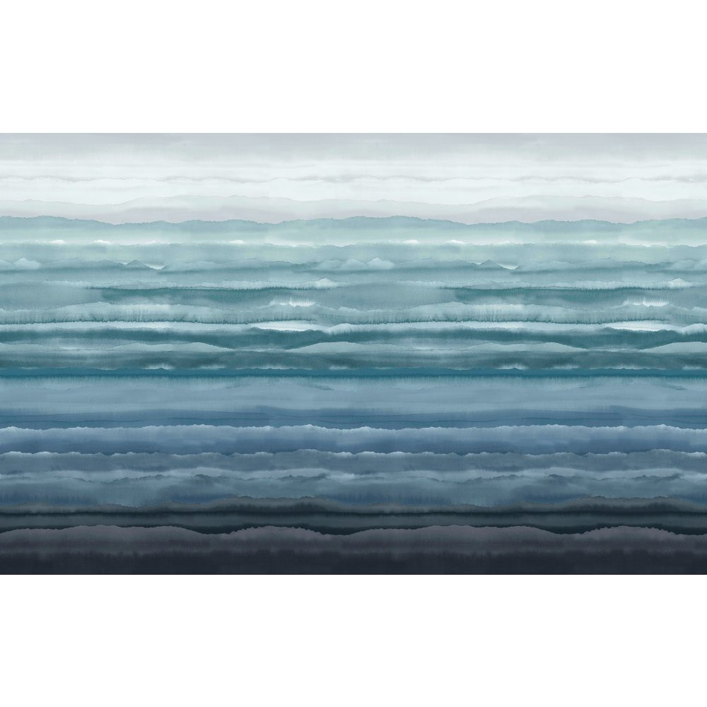 Strata Sapphire Bespoke Mural
