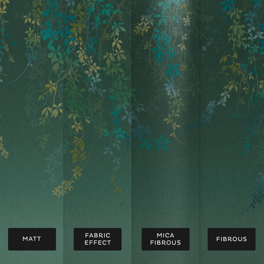 Virginia Creeper Moss Bespoke Mural