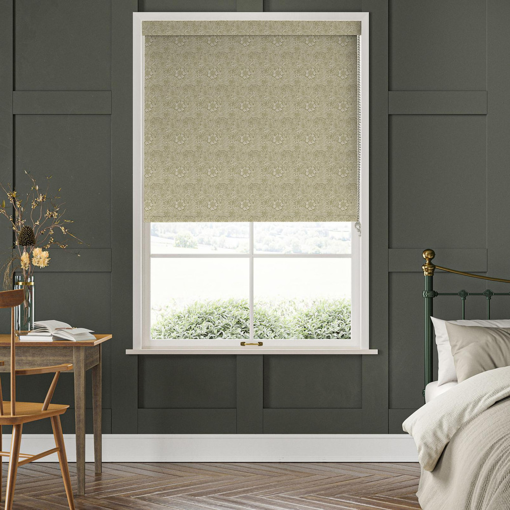 Marigold Velvet Jute Roller Blind