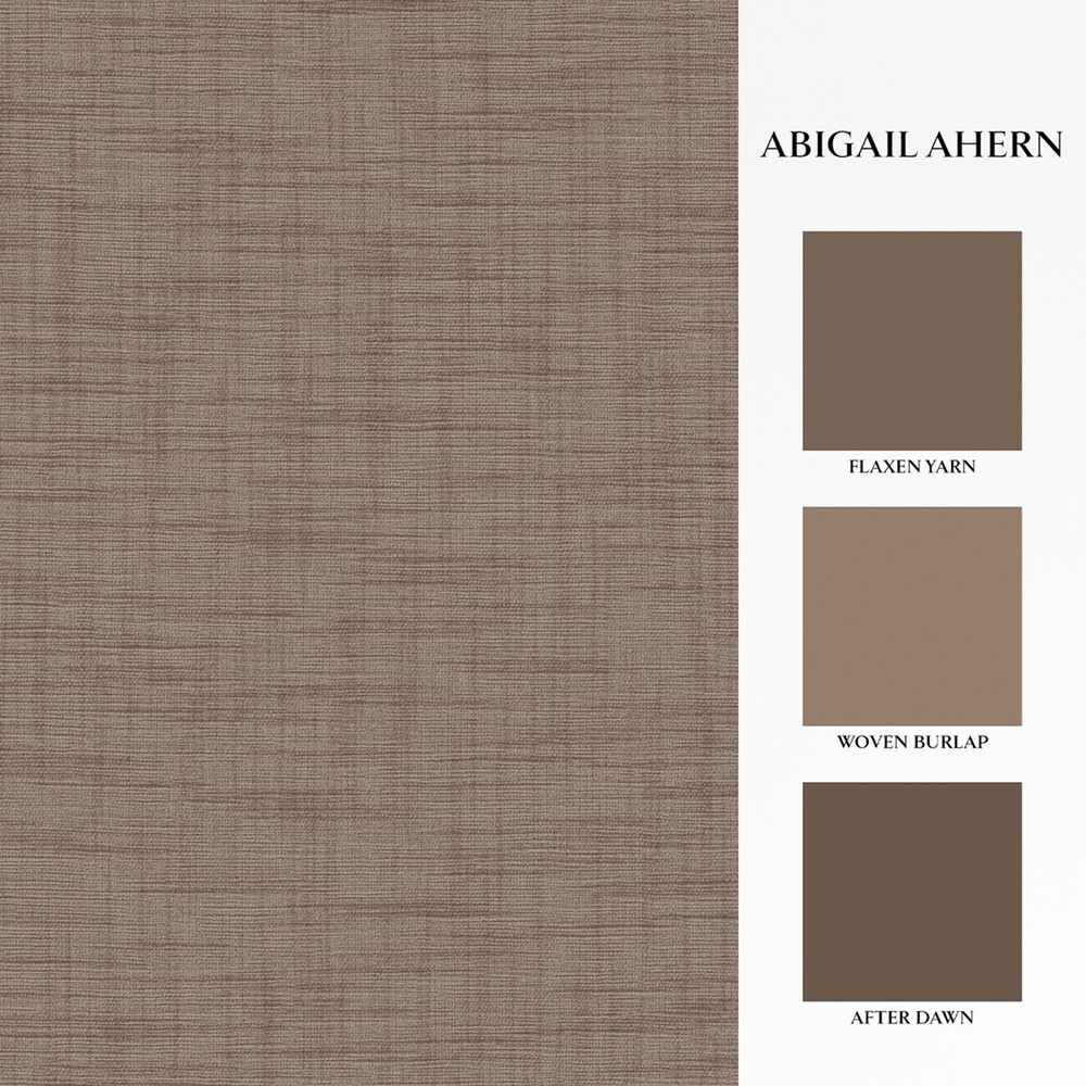 Abigail Ahern Weathered Linen Cocoa Wallpaper