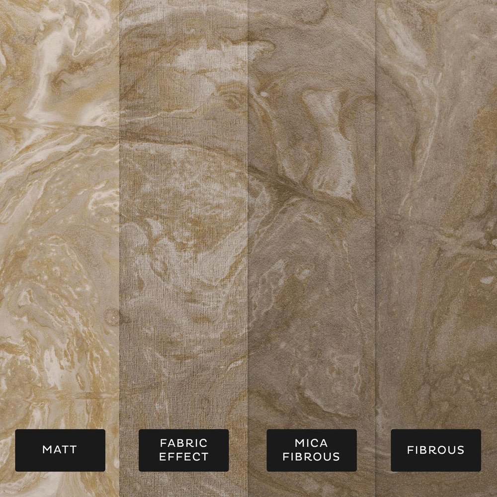 Abigail Ahern Ethereal Marble Golden Bespoke Mural