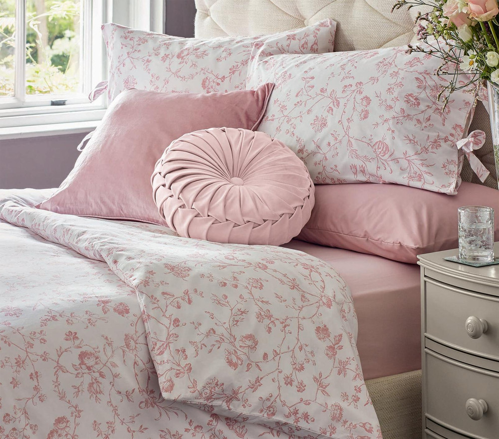 Aria Blush Duvet Cover Set