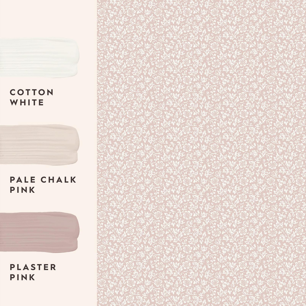Laura Ashley Sweet Alyssum Plaster Pink Wallpaper