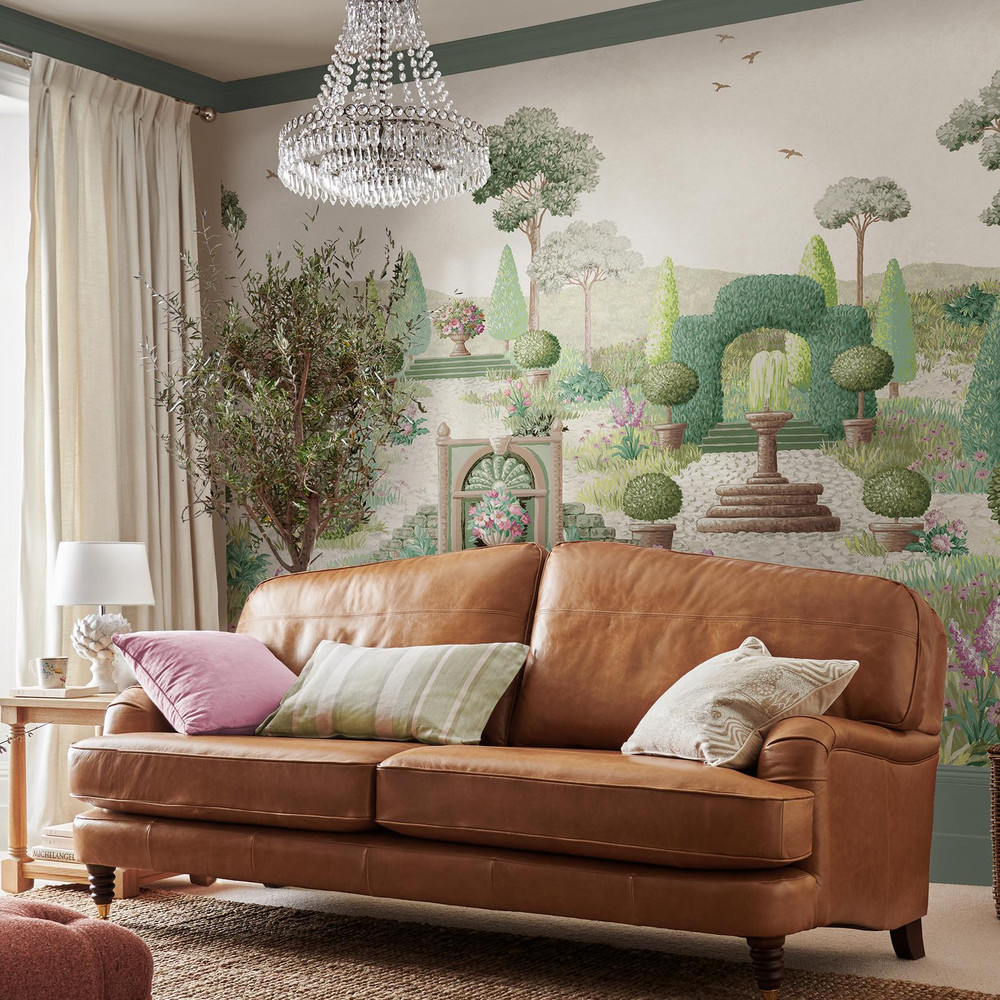 Naunton Folly Fern Green Bespoke Mural