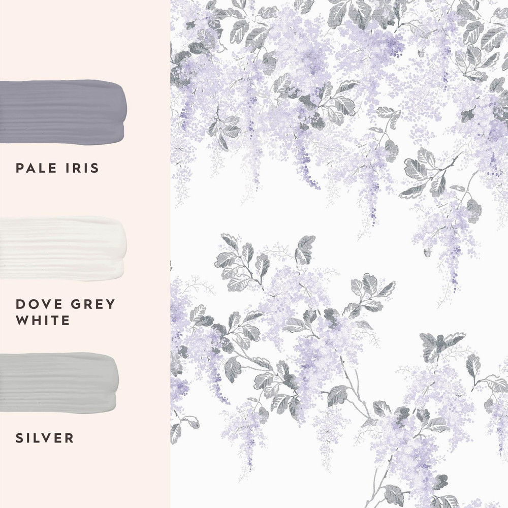 Mirabelle Pale Amethyst Bespoke Mural